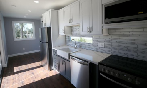 We love working in hand with construction companies on these high-quality renovations. We provide them with the highest quality cabinets and countertops for their kitchens and vanities.