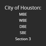 City of Houston Certifications